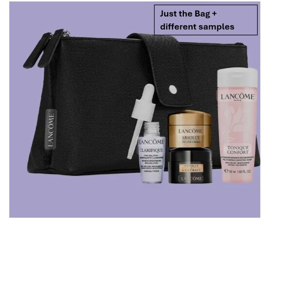 ✨Lancôme Dual Compartment Pouch + Deluxe Sample Set✨ - Picture 1 of 9
